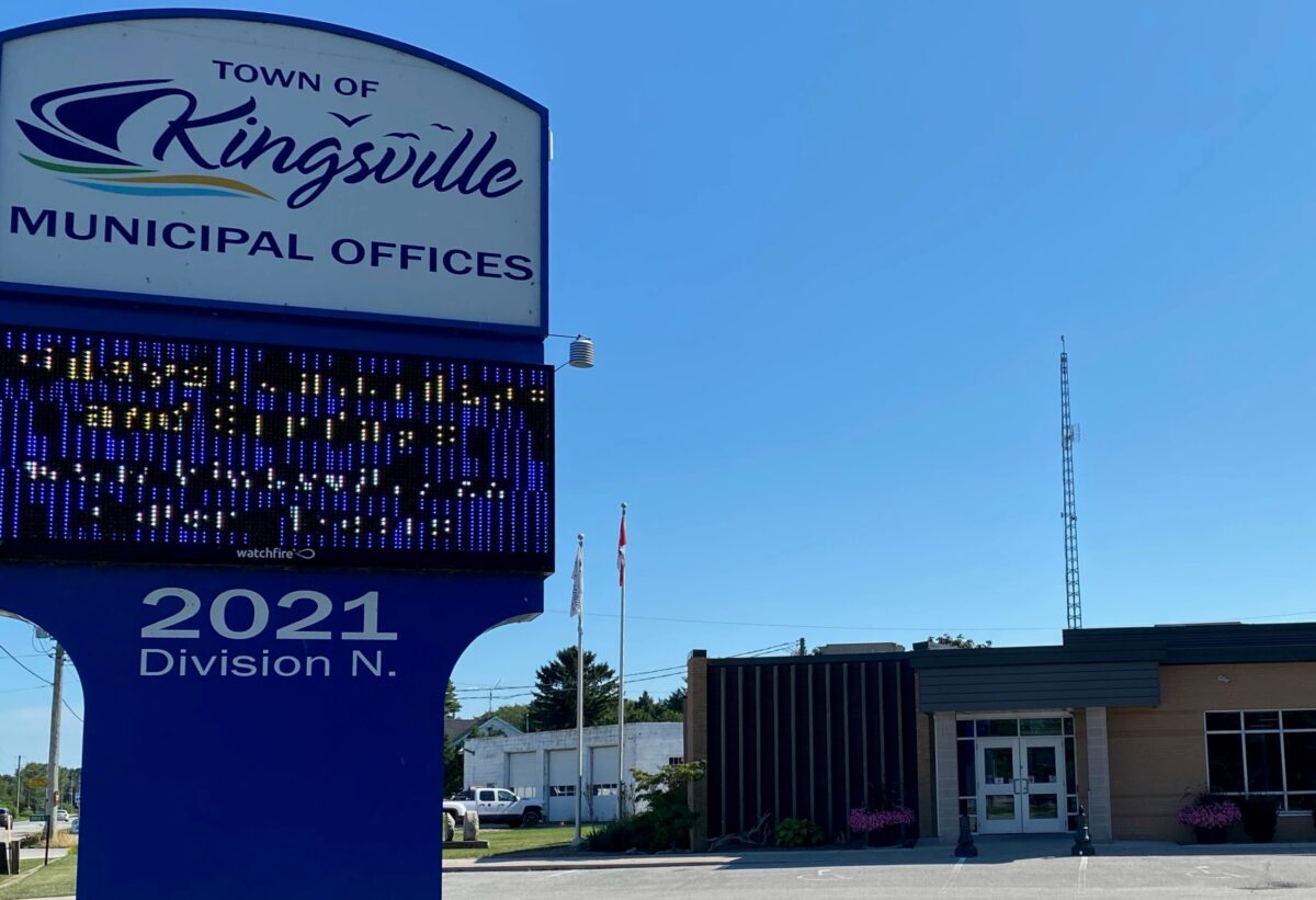 Kingsville's Municipal Office Reopens for Walkin Service June 15