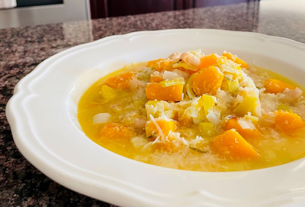 Taste of the County White Bean Butternut Squash Leek Soup Kingsville