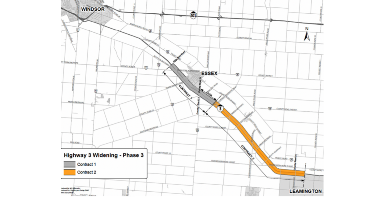 Highway 3 Expansion Between Essex and Leamington Begins Kingsville Times